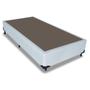 Imagem de Cama Box Base Solteiro Universal Tecido White (96x203x25) - Probel