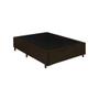 Imagem de Cama Box Base Universal Casal 138x188 Suede Marrom