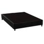 Imagem de Cama Box Base Universal CRC Camurça Black Casal 128x188