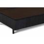 Imagem de Cama Box Base Universal CRC Camurça Black Casal 138x188