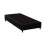 Imagem de Cama Box Base Universal CRC Camurça Black Solteiro 78x188