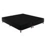 Imagem de Cama Box Base Universal Queen Sommier Rústico Bordado Black (158x198x20) - Paropas