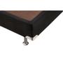 Imagem de Cama Box Base Universal Solteiro Americana Suede Nero Black (88x188x23) - Ortobom