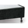 Imagem de Cama Box Base Universal Solteiro Lux Chenille Black (88x188x23) - Castor