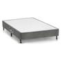 Imagem de Cama Box Base Viúva Gold Star Suede Gray (128x188x27) - Castor