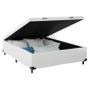 Imagem de Cama Box Baú Base Casal Couro 44x138x188 cm Reforçada
