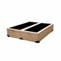 Imagem de Cama Box Baú Blindado King Bipartido AColchoes Sintético Bege 41x193x203
