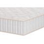 Imagem de Cama Box Baú c/Auxiliar Solteiro: Colchão Molas Sealy MasterPocket Miami + Base CRC Courano Branco(88x188)