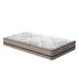 Imagem de Cama Box Baú + Cabeceira Cassis e Colchão de Solteiro - Anjos - Classic Molas Ensacadas 88cm