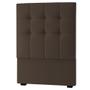 Imagem de Cama Box Baú + Cabeceira Cassis e Colchão Solteiro - Castor - Class Bonnel One Face - 88x188x67cm