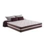 Imagem de Cama Box Baú Casal 138 Tecido Sintético Marrom com Colchão Little Angel - Bello Box - Mola Superlastic 62x138x188cm