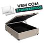 Imagem de Cama Box Baú Casal 138x188cm Várias Cores - Nova Box