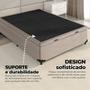 Imagem de Cama Box Baú Casal 138x188x41cm Varias Cores + 2 Travesseiros OR - Colchomax