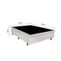 Imagem de Cama Box Baú Casal Blindada Tecido Sintético + Colchão de Molas Ensacadas Smart Black 138cm