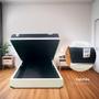 Imagem de Cama Box Baú Casal Blindada Tecido Sintético + Colchão de Molas Ensacadas Smart Black 138cm