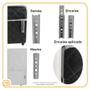Imagem de Cama Box Baú Casal + Cabeceira Cassis + Colchão Espuma D45 Castor Black White Double Face 138cm