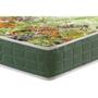 Imagem de Cama Box Baú Casal: Colchão Anatômico Anjos D28 / AG65 Pantanal + Base CRC Courano White(138x188)
