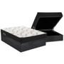 Imagem de Cama Box Baú Casal: Colchão Espuma D45 Ortobom  Light Saúde OrtoPillow + Base CRC Suede Gray(138x188)