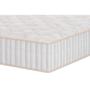 Imagem de Cama Box Baú Casal: Colchão Molas Plumatex MasterPocket Ensacadas Miami + Base CRC Courano White(138x188)