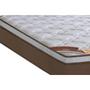 Imagem de Cama Box Baú Casal: Colchão Molas Pocket Ensacadas Castor Revolution + Base CRC Suede Brown (138x188)