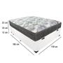 Imagem de Cama Box Baú Casal + Colchão Ortobom Molas Ensacadas ISO SuperPocket 138x188x67