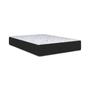 Imagem de Cama Box Baú Casal Conforto Suede Bege + Colchão Casal Conforto Espuma D23 Com EPS 14x138x188