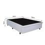 Imagem de Cama Box Baú Casal material sintético Branco 138x188x42