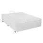 Imagem de Cama Box Baú Casal Mega Tecido Branco - 138x188