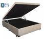 Imagem de Cama Box Baú Casal Premier AColchões Suede Bege 41x138x188