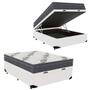 Imagem de Cama Box Baú Casal Sintético + Colchão Ortopillow D33 Airtech 1.0.0 Ortobom 71x138x188