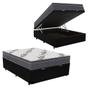 Imagem de Cama Box Baú Casal Sintético + Colchão Ortopillow D33 Airtech 1.0.0 Ortobom 71x138x188