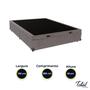 Imagem de Cama Box Baú Casal Suede Cinza