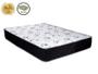 Imagem de Cama Box Baú Casal Suede Preto + Colchão Casal Espuma D33 Com EPS 20x138x188