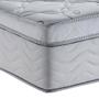 Imagem de Cama Box Baú Casal Tecido Branco Com Colchão 138 Toronto Molas Ensacadas D33 32cm