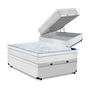Imagem de Cama Box Baú Casal Tecido Branco Com Colchão 138 Toronto Molas Ensacadas D33 32cm