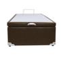 Imagem de Cama Box Baú Castor Solteiro Premium Caramelo 120x203x35cm