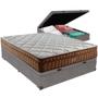Imagem de Cama Box Baú Cinza e Colchão Anjos Star Pillow In Casal Anjos