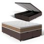 Imagem de Cama Box Baú com Colchão de Espuma D33 Double Face Air Pro Força Anjos Queen 158cm
