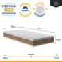 Imagem de Cama Box Baú com Colchão de Espuma D33 Double Face Air Pro Força Anjos Solteiro 88cm