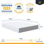Imagem de Cama Box Báu com Colchão de Espuma D33 Enrolado ConfortLuck Casal 138cm