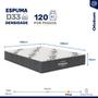 Imagem de Cama Box Baú com Colchão de Espuma D33 Ortobom Airtech 100 Casal 138cm