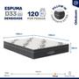 Imagem de Cama Box Baú com Colchão de Espuma D33 Ortobom Airtech Ortopillow 100 Casal 138cm