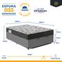 Imagem de Cama Box Baú com Colchão de Espuma D33 Ortobom ISO 100 Viúva 128cm