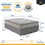 Imagem de Cama Box Baú com Colchão de Espuma D33 Probel Guarda-Costas ProEvidence Plus Super King 193cm