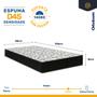 Imagem de Cama Box Baú com Colchão de Espuma D45 Ortobom Airtech 150 + Auxiliar Unique Solteiro 88cm