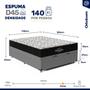 Imagem de Cama Box Baú com Colchão de Espuma D45 Ortobom Airtech 150 D45 Casal 138cm