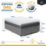 Imagem de Cama Box Baú com Colchão de Espuma D45 Pillow Top Fort Comfort Queen 158cm