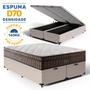 Imagem de Cama Box Baú com Colchão de Espuma D70 Pillow In Ultra Dream Anjos Queen 158cm