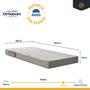 Imagem de Cama Box Baú com Colchão De Espuma Ortobom Light Liso Solteiro 88cm