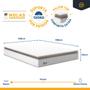 Imagem de Cama Box Baú com Colchão de Molas Ensacadas Pillow Top Neve Queen 158cm